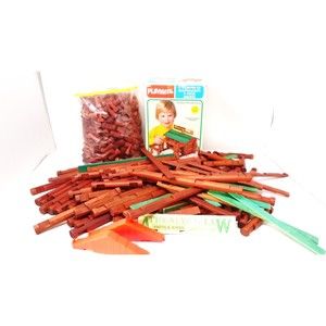 Large Lot of Lincoln Logs 400 Plus pcs. Playskool 7lbs. Worth